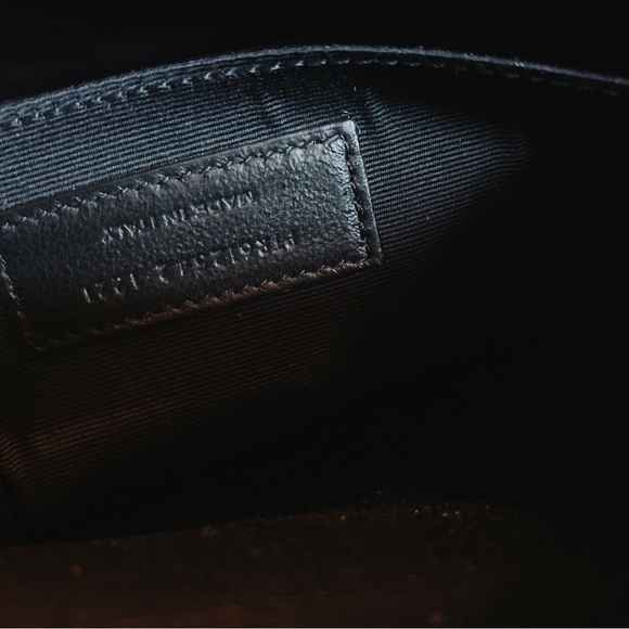 SAINT LAURENT Lou Camera stripe crossbody bag with tassel - Picture 9 of 9